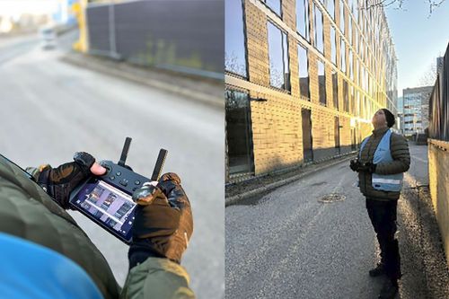 Informasjon i forbindelse med droneinspeksjon 